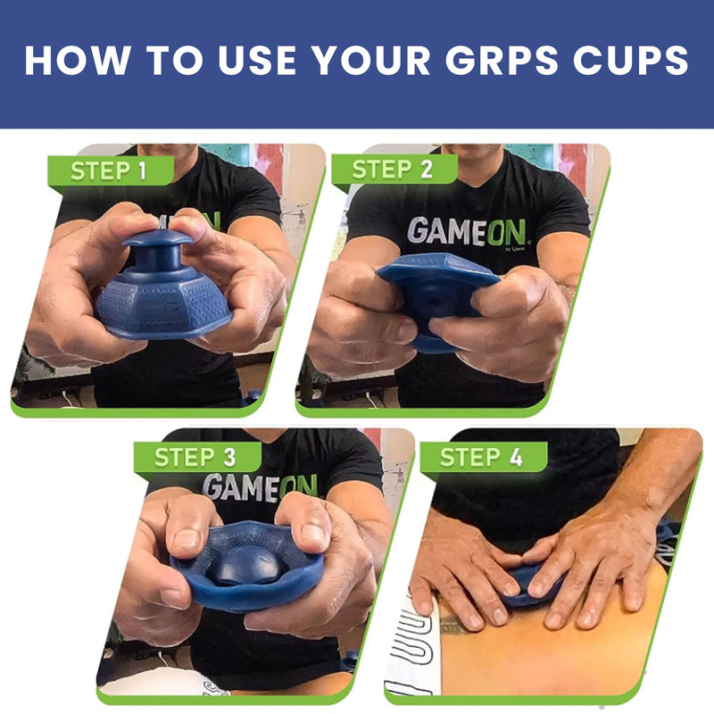 [Australia] - Cupping Therapy Set – Cupping Kit for Massage Therapy – Silicone Cups – Massage Cups – Smart Cupping for Fascia and Myofascial Release (Large, Blue) Large 
