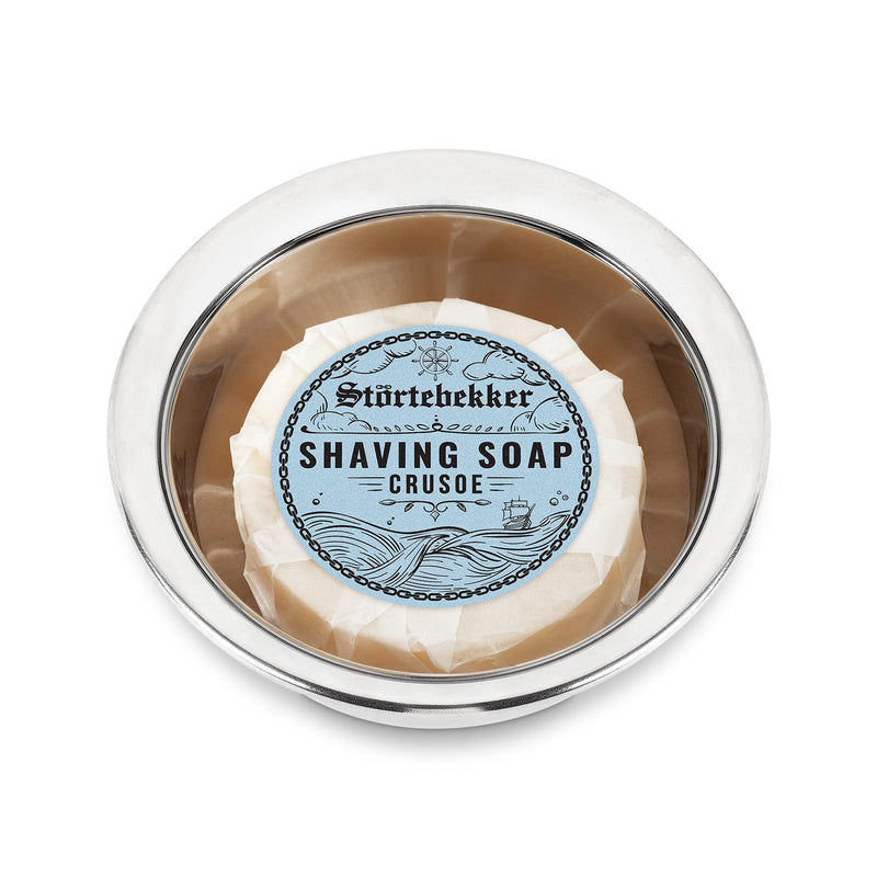 [Australia] - Störtebekker® Premium Shaving Soap Crusoe 70g - Handmade soap for rich shaving foam - Perfect for shaving with safety razors and straight razors - Vegan shaving soap for women and men 70 g (pack of 1) 