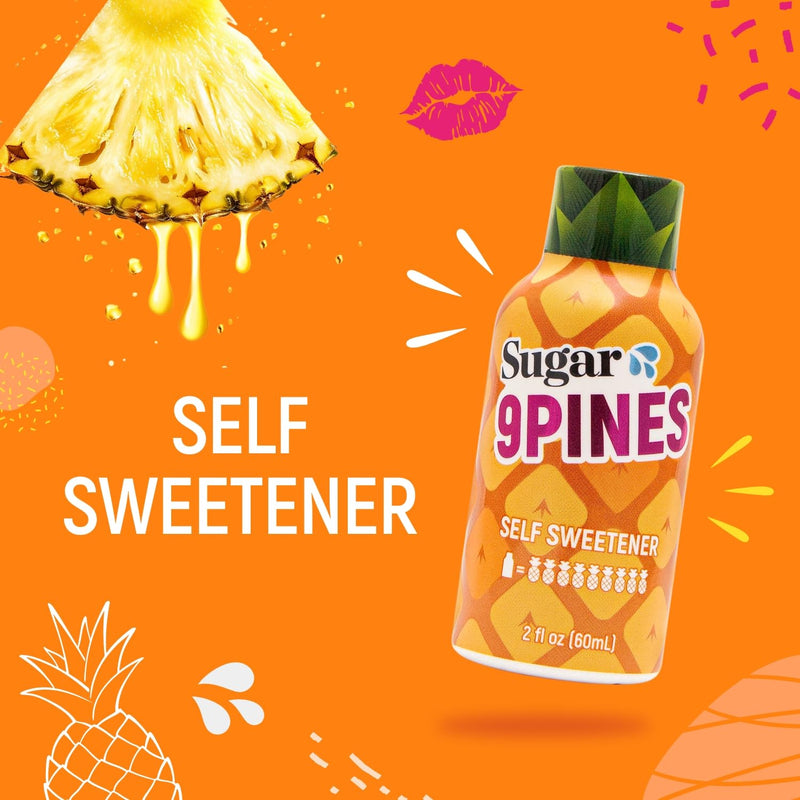 [Australia] - Make Yourself Taste Sweeter with Sugar Splash - 9Pines 2oz Pineapple Shot and Cocktail Mixer (4-Pack) - for Men and Women - Taste Better with the Power of 9 Whole Pineapples 4-Pack 