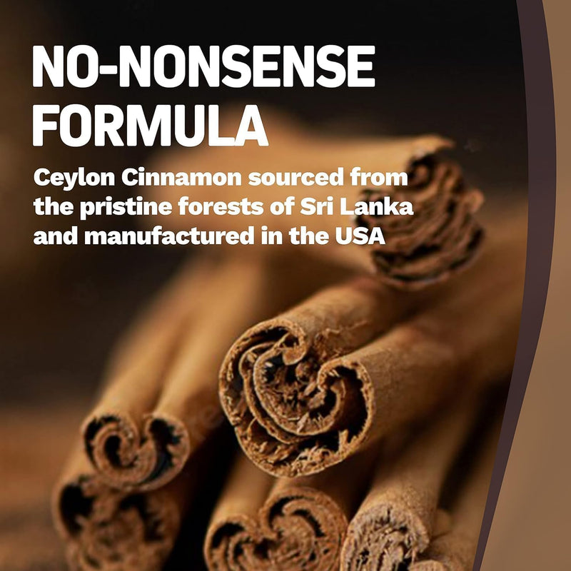 [Australia] - Herbtonics Pure Ceylon Cinnamon Capsules | Immune System, Healthy Weight Management | Non-GMO, Gluten Free | 1500 Mg - 120 Capsules 120 Count (Pack of 1) 