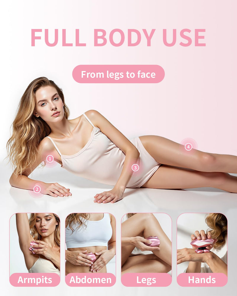 [Australia] - Electric Razors for Women, 5-in-1 Multi-Function Womens Razor with LED Display, Rechargeable Waterproof Electric Shaver, Ideal Travel Trimmer Body Hair Remover for Legs, Face, Armpits &Bikini Area 
