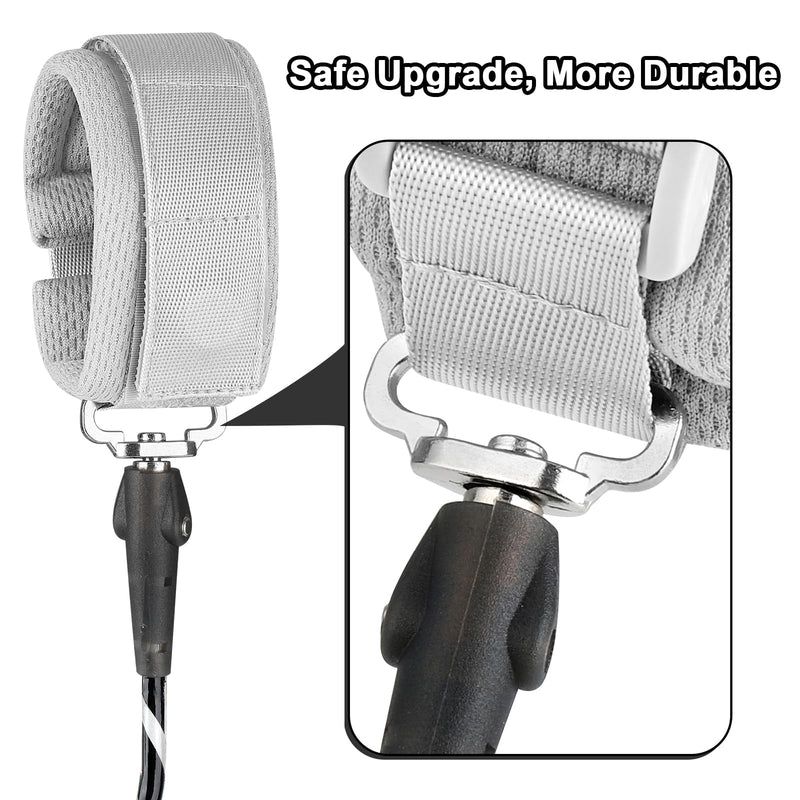 [Australia] - Accmor 2 in 1 Toddler Leash with Magnetic Lock, Kids Anti Lost Wrist Link 2 Packs Keep Twins Close, Reflective Child Walking Harnesses for Baby Boys Girls for Outdoor Black, Black 