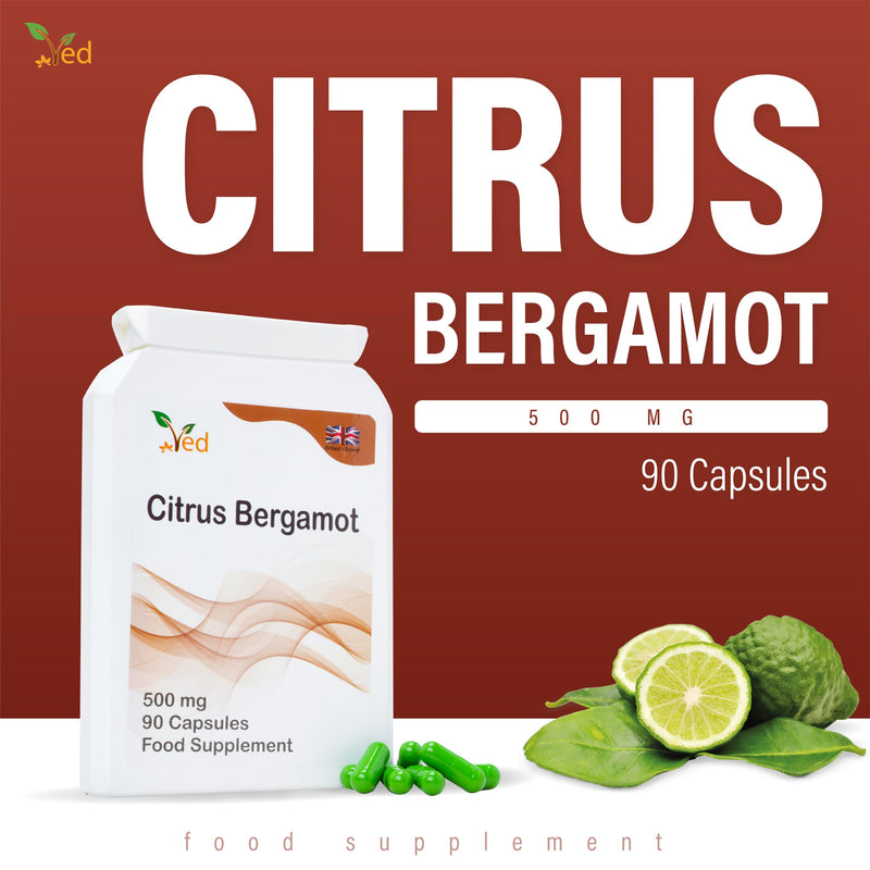 [Australia] - Ved Citrus Bergamot, organic citrus bergamot extract, 500 mg, 90 capsules (3 month supply) 
