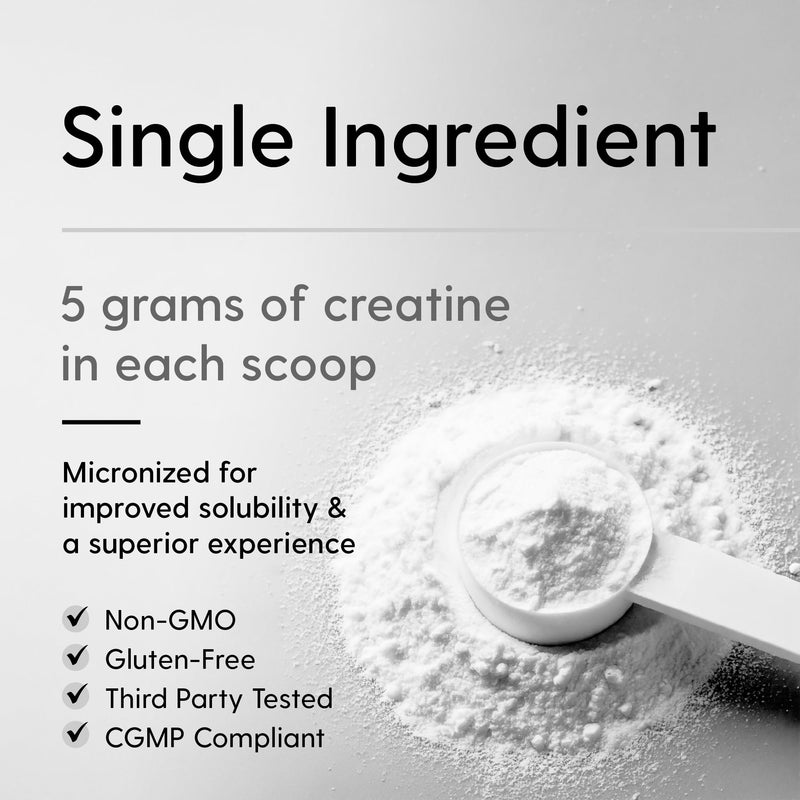 [Australia] - Creatine Monohydrate Micronized Powder 500G - 100 Servings, 5000mg Per Serving (5g) - 17.64 Oz for Men & Women Muscle Growth & Recovery - UNFLAVORED 