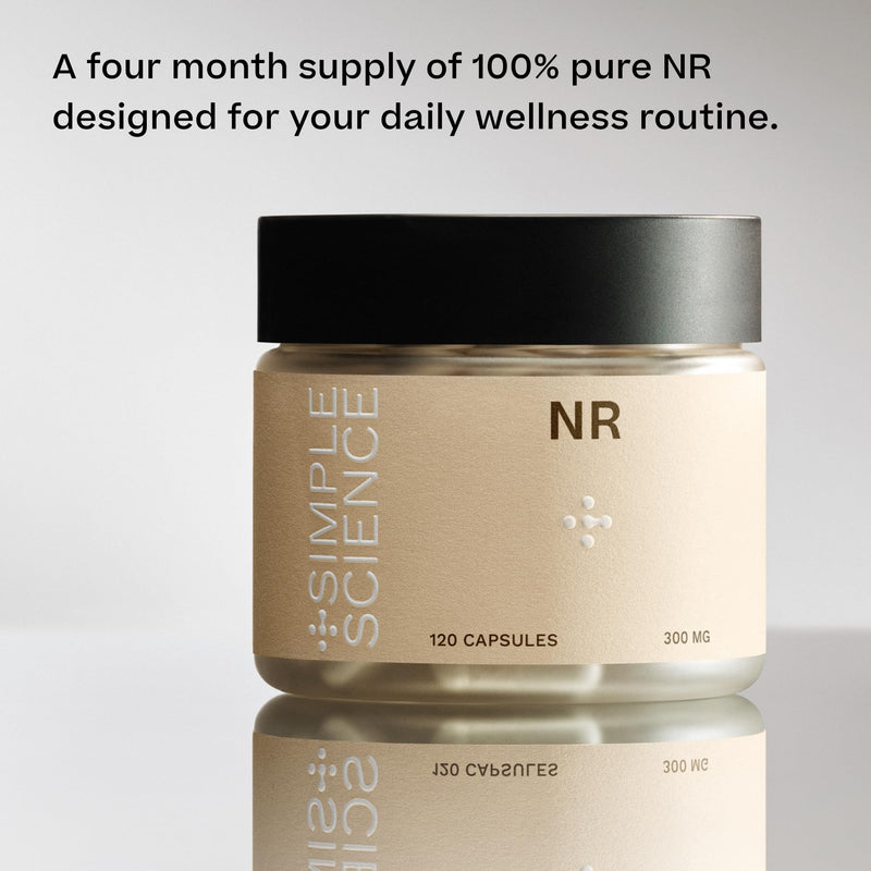 Nicotinamide Riboside NAD Supplement | 120 Capsules x 300mg | >99% Purity | High-Strength NAD⁺ Precursor for Fatigue Reduction, Cellular Energy & Healthy Ageing | Made in the UK