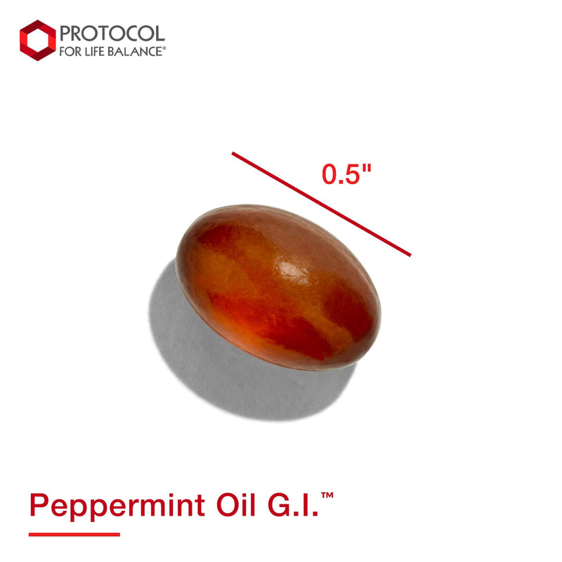 [Australia] - Protocol Peppermint Oil G.I. - Digestive Support with Ginger and Fennel oils - 90 Softgels 