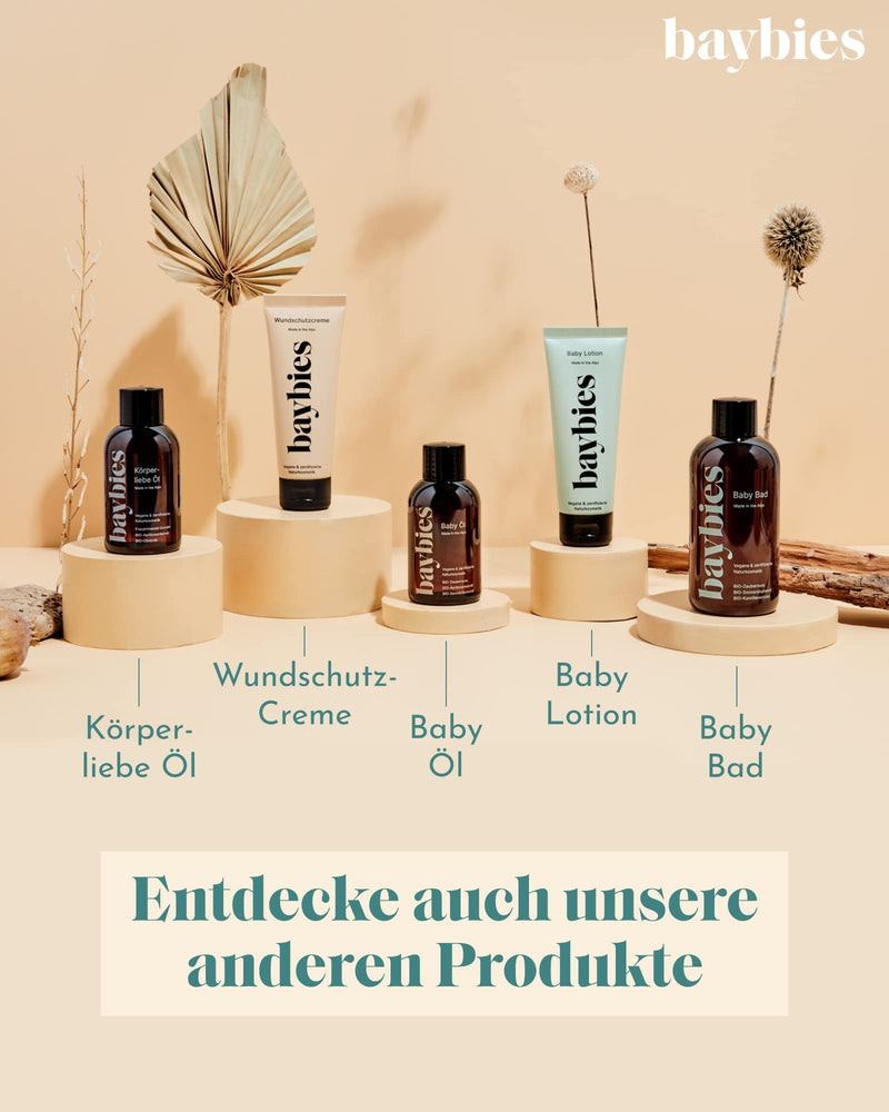 [Australia] - BAYBIES® Pregnancy Oil Body Love | Certified natural cosmetics | Vegan massage oil to prevent stretch marks & stretch marks | 100ml 