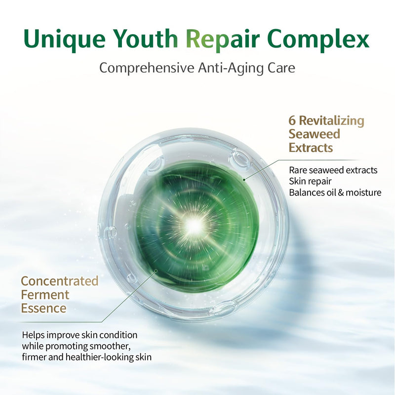 BEYOND YOUTH Youth Activating Serum - Revitalizing & Repair for Dry & Sensitive Skin with Bifida Ferment Lysate, 7 Postbiotics, Vitamin B5 & 6 Seaweed Extracts to Preserve Youthful Skin - 35 ml