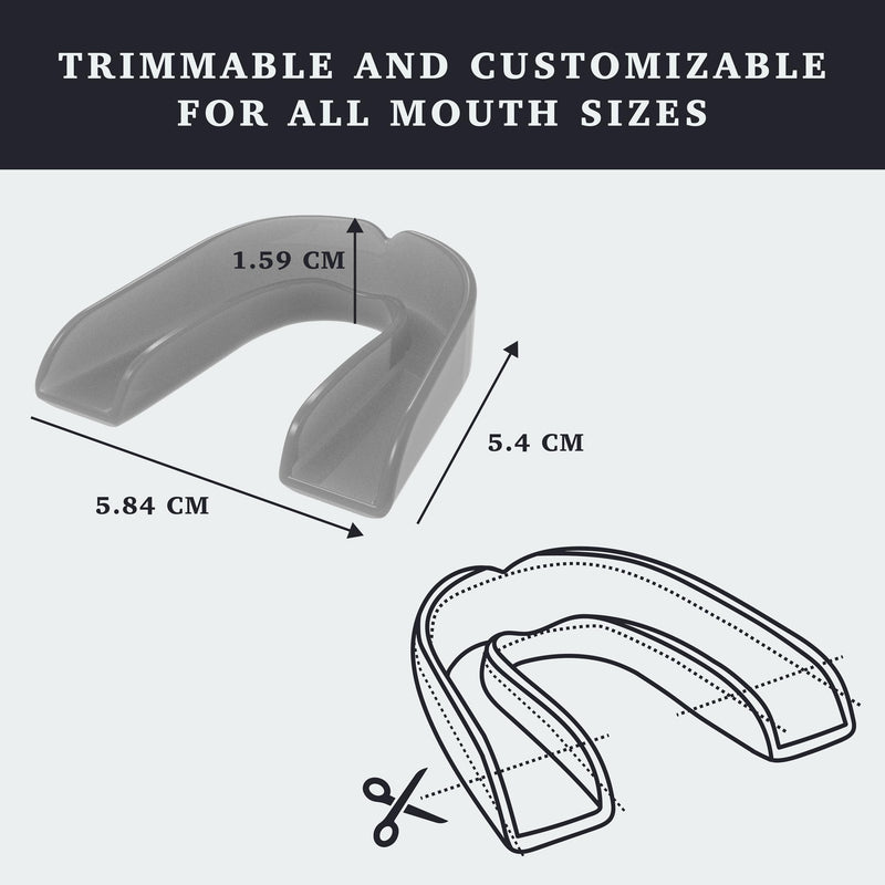 Resolve Night Guard - Custom-Fit Professional Mouth Guard for Nighttime Teeth Grinding and Clenching, Relieve Tooth Pain at Night with 2-Pack Night Guard (Silver) Silver