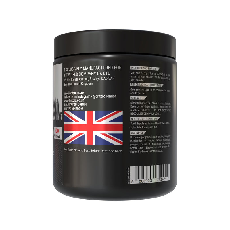 Citrulline Malate, 300g - 2:1 Ratio L-Citrulline Malate - Muscle Pump, Endurance & Recovery Support - Boosts Blood Flow & Training Performance - Made in the UK