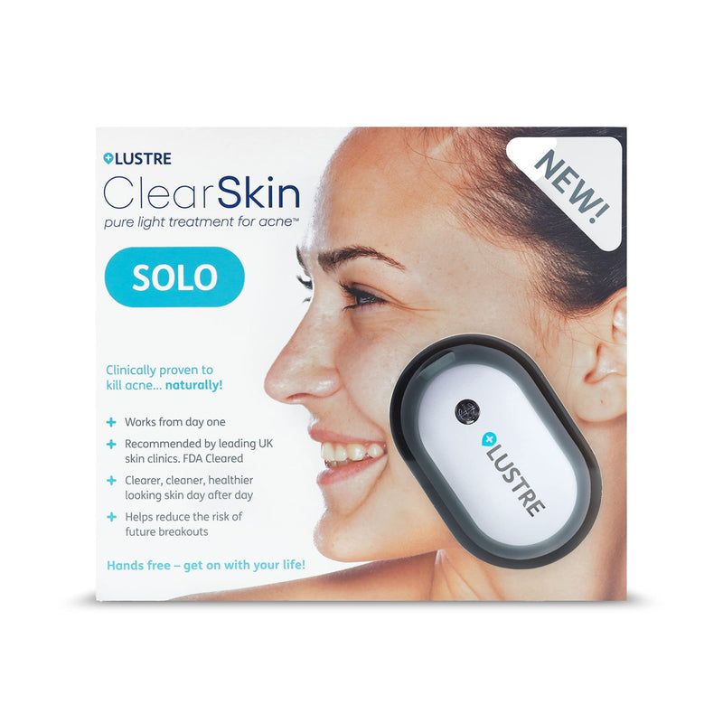Solo - Blue Light Acne Treatment Device, UV-Free & Wireless | LED Therapy for Face and Body Acne, Spots and Blemishes |