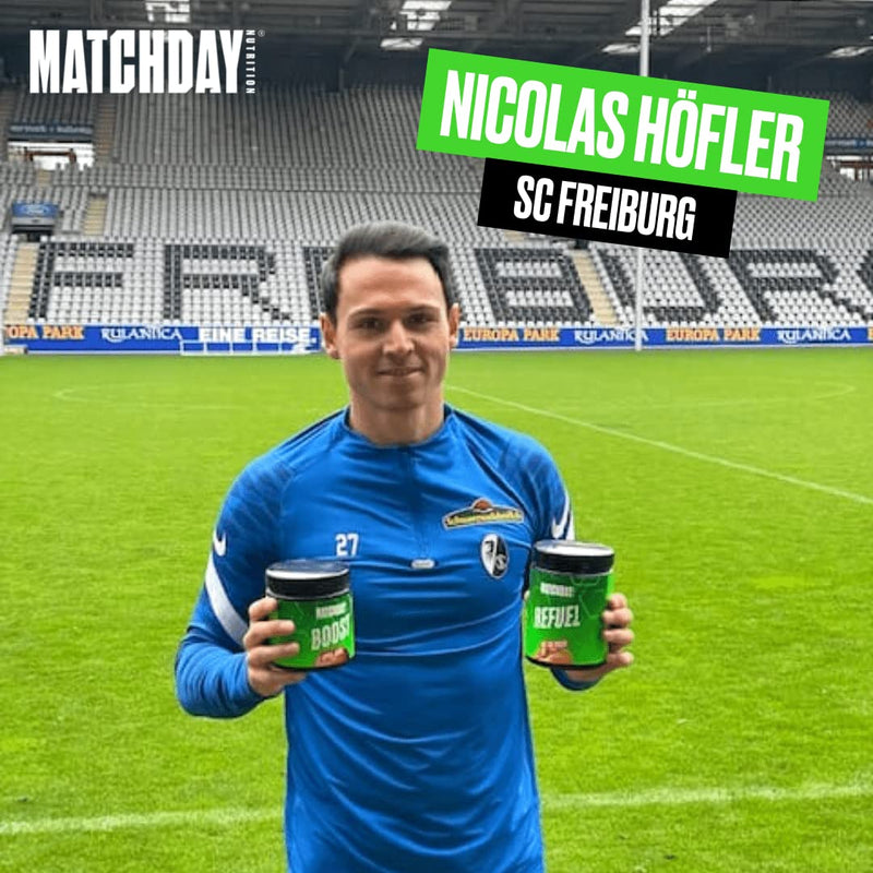 [Australia] - Matchday Nutrition Refuel I Better regeneration especially for footballers I Carbohydrates, amino acids & vitamins against muscle soreness (Ice Tea Peach) Ice Tea Peach 