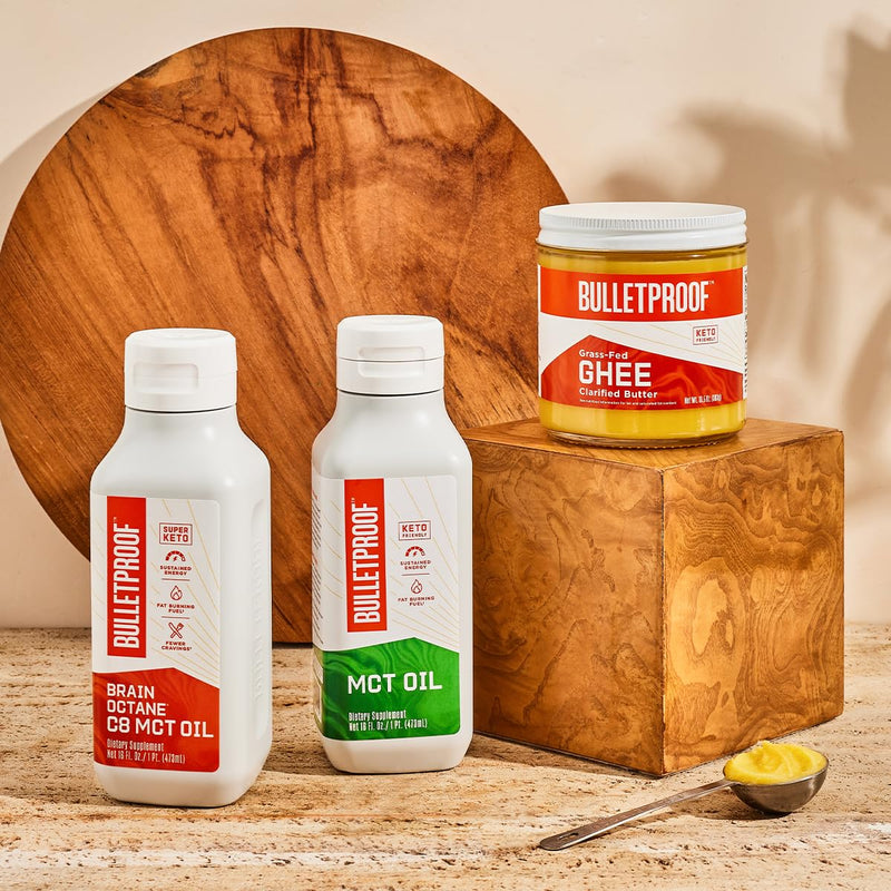[Australia] - Bulletproof Coconut Brain Octane C8 MCT Oil, 16 Ounces, Premium Keto Supplement for Sustained Energy and Fewer Cravings, Brain and Body Fuel, Unflavored, Add to Coffee and Smoothies 16 Ounce 