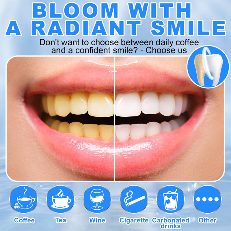 Teeth Whitening Powder, Removes Stains | Breath Freshener | Refreshing Mint Flavor, No Sensitivity, Tooth Whitening Powder Suitable for Coffee Stain, Tea Stains, and Tartar 15g 1 Ounce (Pack of 1)