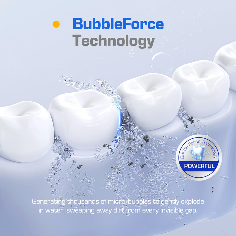 [Australia] - Kingwell 45KHz Ultrasonic Retainer Cleaner Machine, 230ML Denture Cleaner for Retainer, Mouth Guard, Aligner, Toothbrush Head, Dental Cleaning Pod with Digital Timer, FSA HSA Approved (White) White 