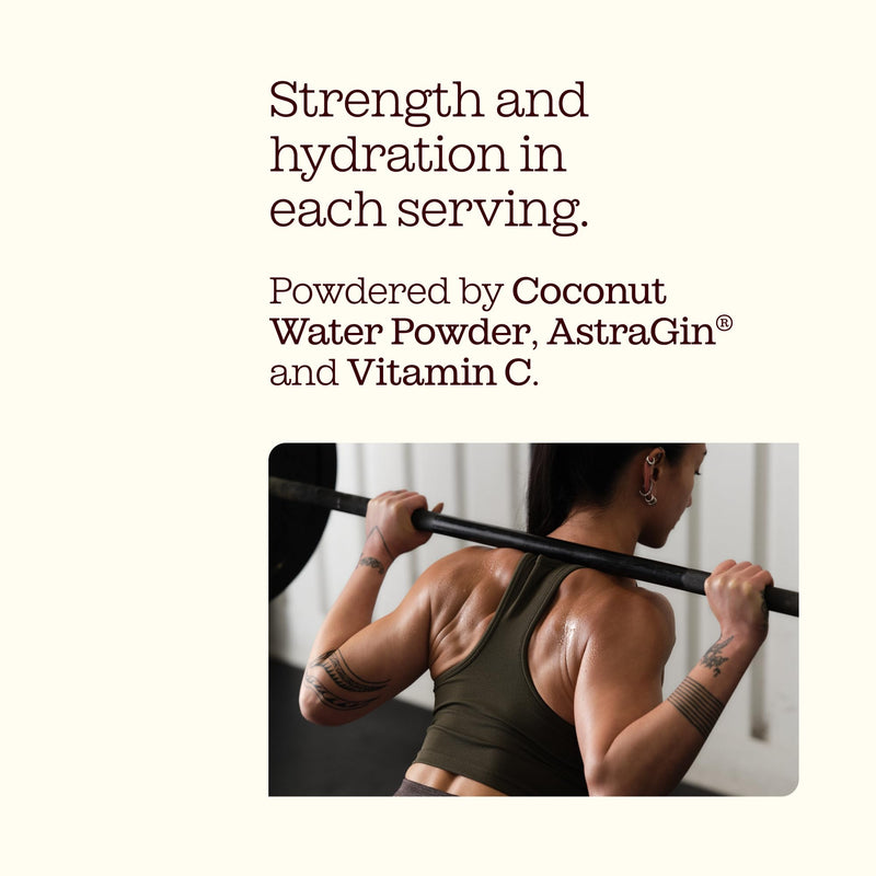HydraCreatine™ Creatine Monohydrate & Electrolytes Powder | Hydrate, Performance & Strength All in 1 with Magnesium, Vitamin C, Biotin & Coconut Water | Strawberry Mango Flavoured | Free Soul