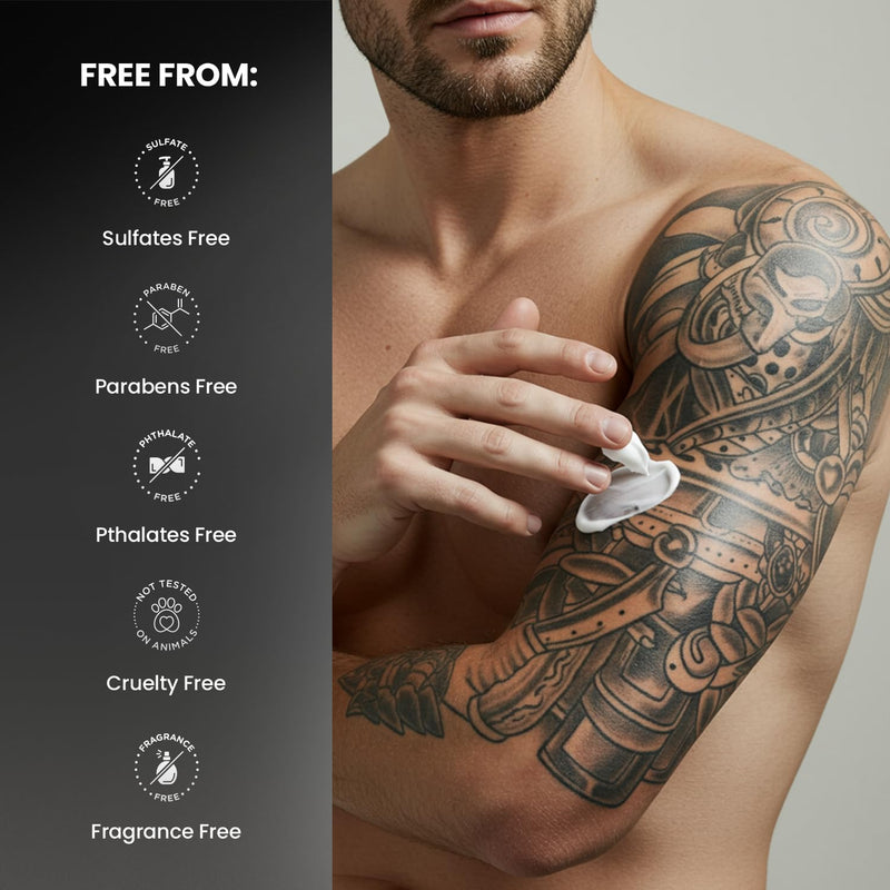 [Australia] - Tattoo Aftercare Cream for Soothing & Moisturizing: Healing & Soothing Aftercare Lotion for Microneedling, Microblading & Piercing - Tattoo Skin Care for New & Old Tattoos - 5 oz / 150ml 150 g 