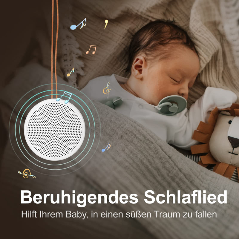 [Australia] - KIPCUSH White Noise Machine - Sleep Aid for Babies Adults, Rechargeable, Portable White Noise Machine Sound Machine with 20 Natural Soothing Sounds, White Noise Sounds and Sleep Timer 