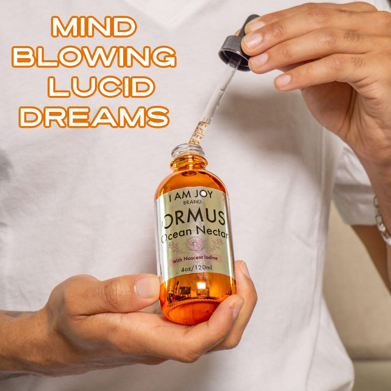 [Australia] - Ormus Ocean Nectar Monoatomic Gold with Iodine Designed to Decalcify The Pineal Gland, Support Thyroid and Increase Feelings of Alertness, Clarity of Thought and Energy 4oz 