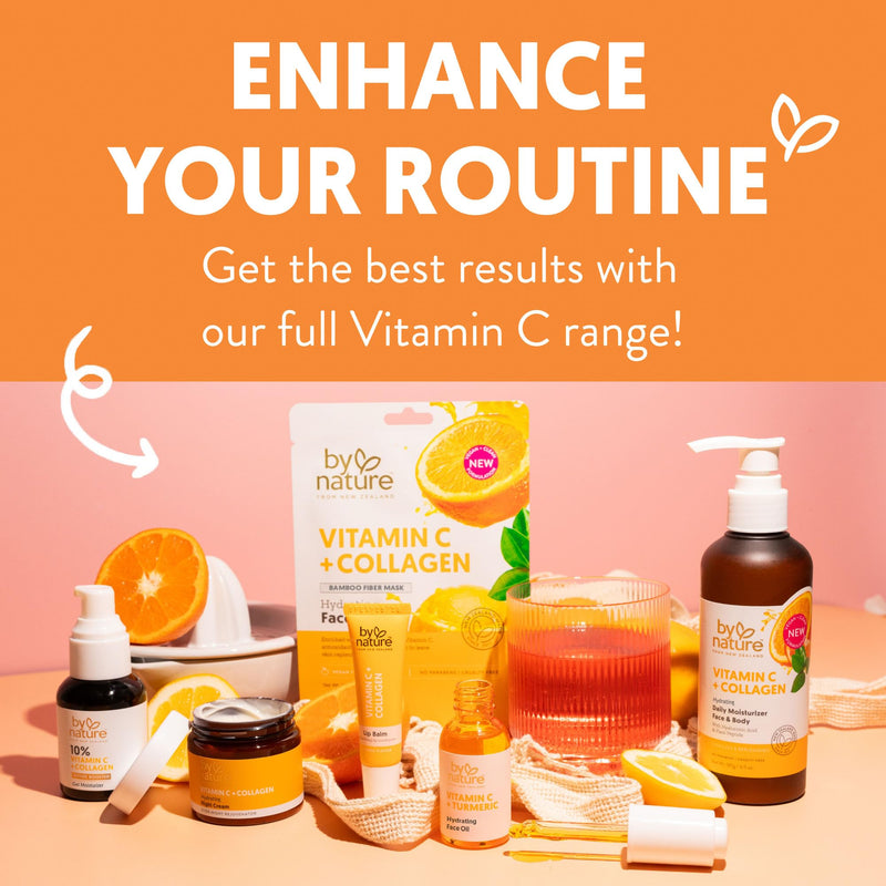 By Nature Glow Vitamin C + Caffeine Body Balm - 6.8 oz