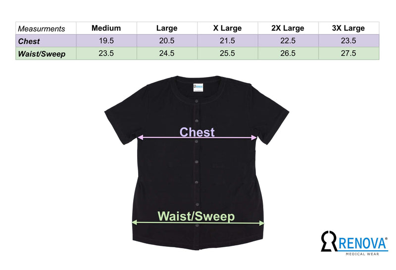 [Australia] - Mastectomy Recovery Shirt with Drain Pockets X-Large Blue 
