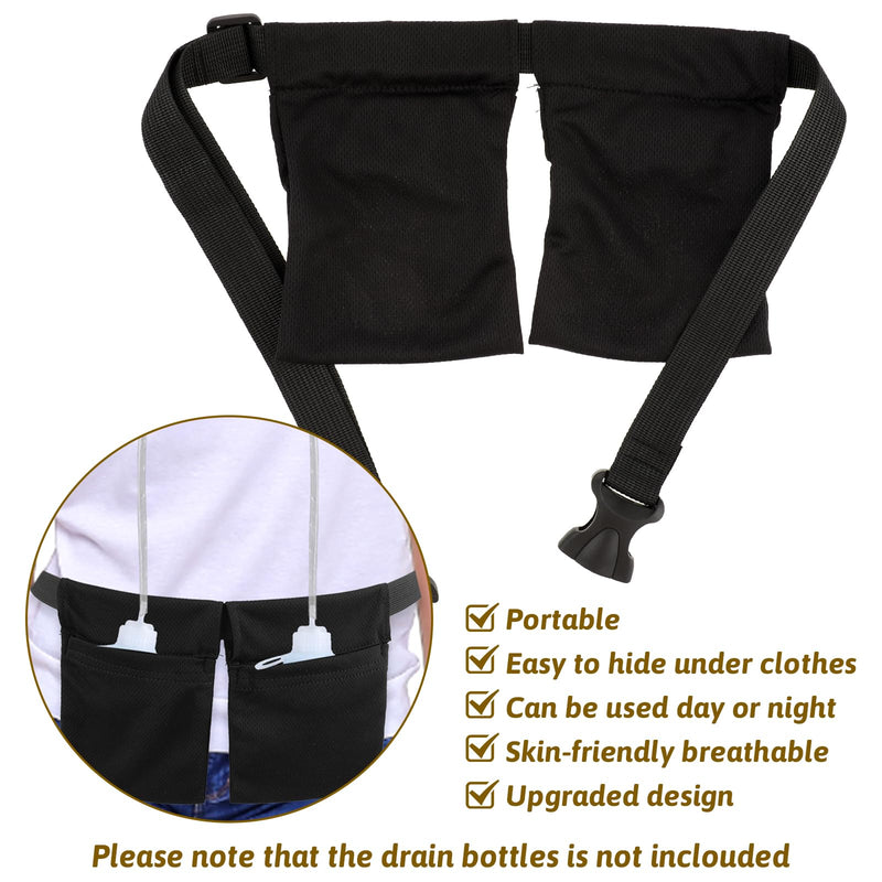 [Australia] - 2pcs Drain Holder After Tummy Tuck, Adjustable Mastectomy Drain Holder Drain Holder After Tummy Tuck Mastectomy Drainage Pouch Mastectomy Tummy Tuck Recovery Supplies 