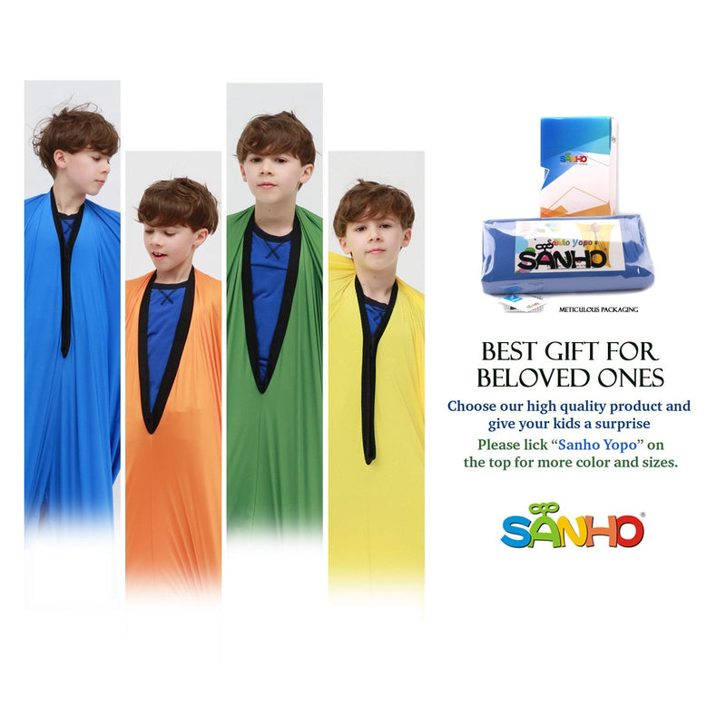 [Australia] - SANHO Yopo Dynamic Movement Sensory Sox, Medium,6-9 years old, 47''HX27''W,Good for Height:41"-51",Updated Version,Blue 