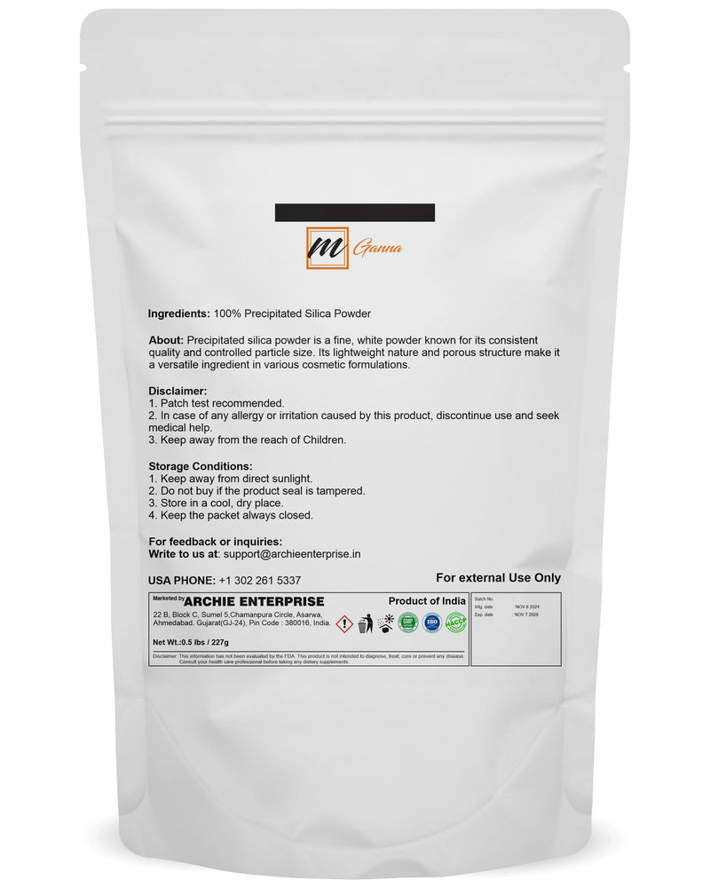 [Australia] - 100% Precipitated Silica Powder 227g / 0.5lbs 