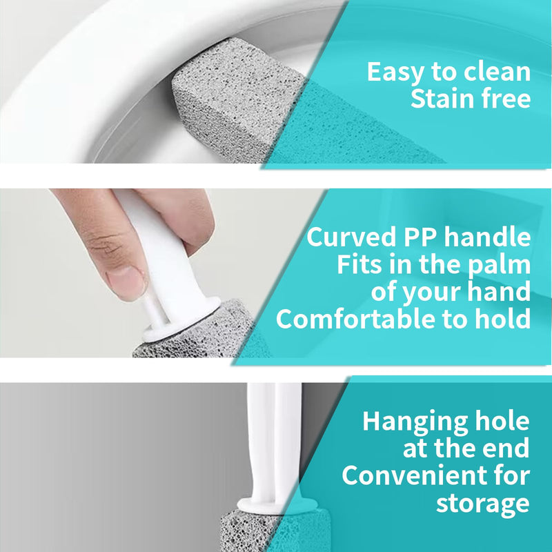 [Australia] - YIUWOD 4 pack pumice stone toilet - pumice stone - pumice stone for ceramics - for taps, clean toilets, sinks, bathtubs, oven glass doors, grills, steel, durable 