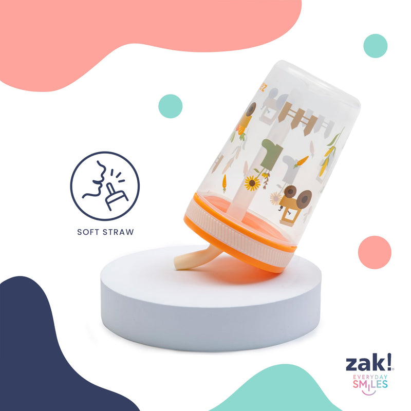 [Australia] - Zak Designs Kelso Toddler Cups For Travel or At Home, 15oz 2-Pack Durable Plastic Sippy Cups With Leak-Proof Design is Perfect For Kids (DinoRoar, Zaksaurus) DinoRoar & Zaksaurus 15 Ounces Drinkware 