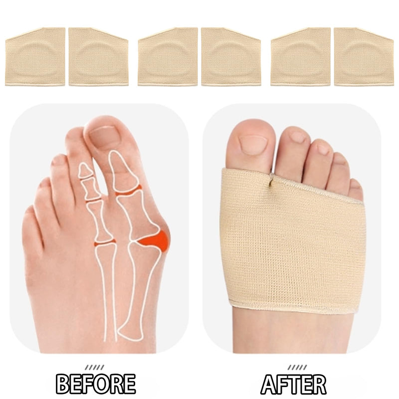 [Australia] - Metatarsal Pads for Foot Pain Relief 3 Pairs Gel Bunion Pads 