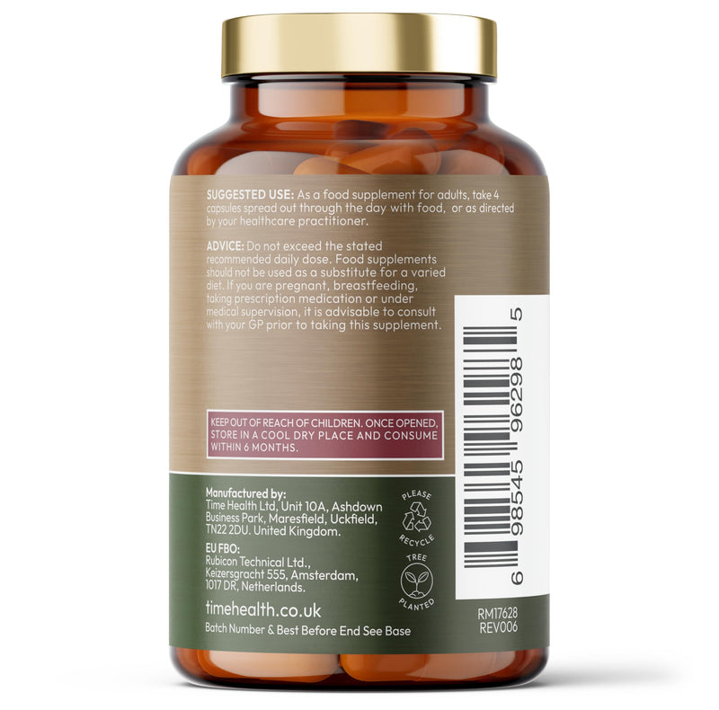 Whole Food Plant-Derived Multi Vitamin 100%+ Daily with TetraSOD® Super Antioxidant - Natural, Non-Synthetic Vitamins - Highly Bioavailable - Zero Additives - UK Manufactured (180 Capsule Pouch) 180 count (Pack of 1)