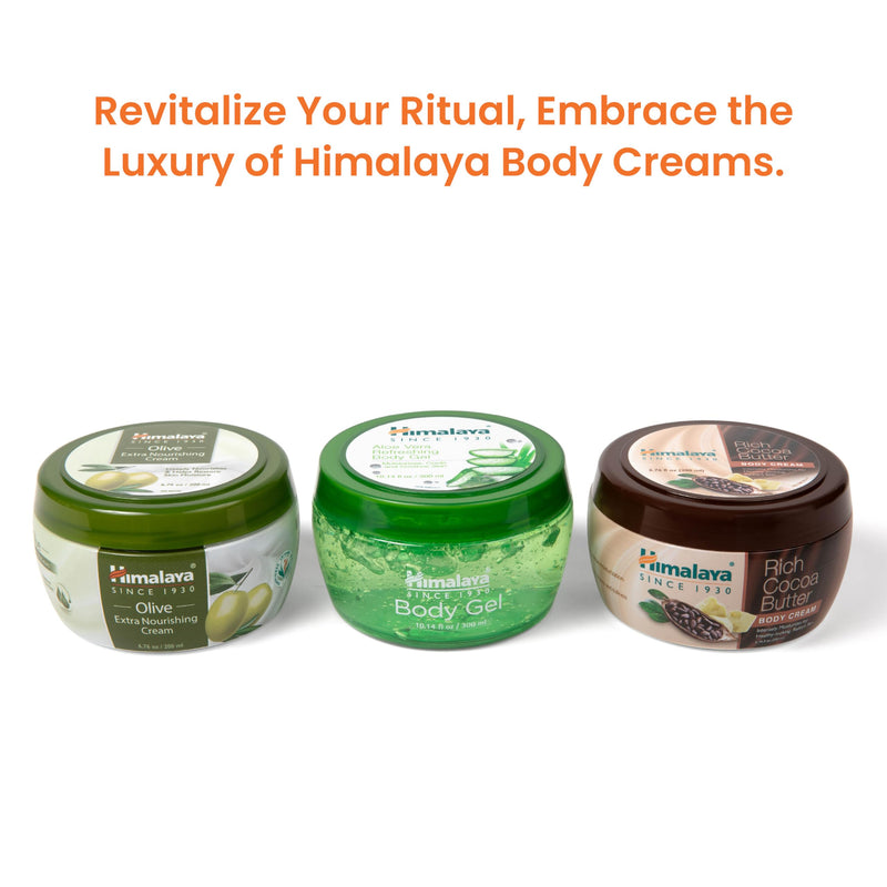 Himalaya Rich Cocoa Butter Body Cream with Vitamin E for Dry Skin, 6.76 oz | Intense Moisturizing Body Lotion for Radiant Skin, Ideal for Dry Body Skin, Rich Luxurious Cream for Hydration