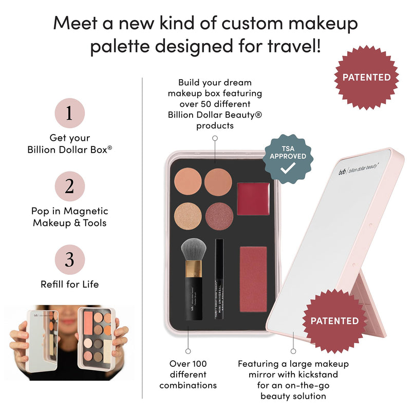 [Australia] - bdb Beauty Box - Magnetic Makeup Palette with Mirror, Eyeshadow, Lipstick, Blush Powder and Highlighter, Trend Setter 