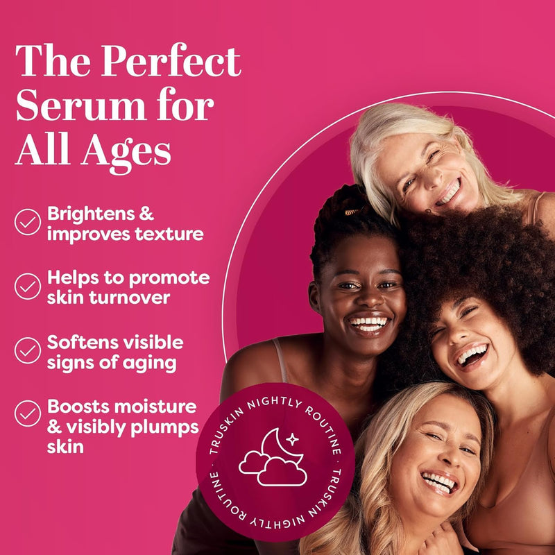 TruSkin Vitamin C Super Serum & Moisturizer Duo, 1 fl oz & 2 fl oz | Two-step Vitamin C routine to brighten, hydrate and support smoother, firmer-looking skin
