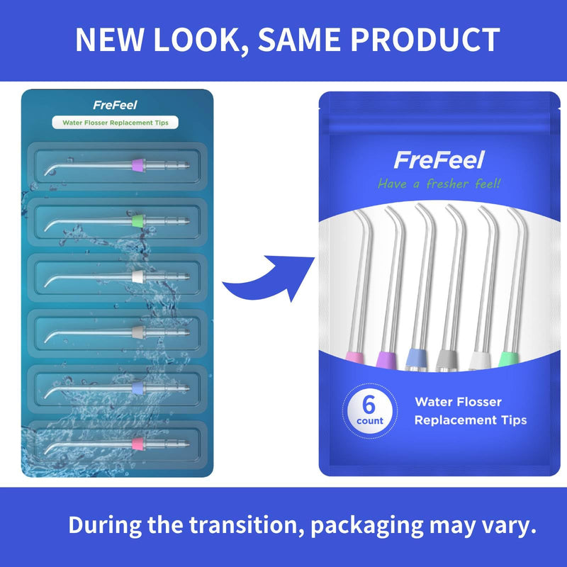 [Australia] - Replacement Heads for Waterpik, Replacement Picks for Water Pik Water Flosser (6 Classic Jet Tips) 6 Classic Jet Tips 