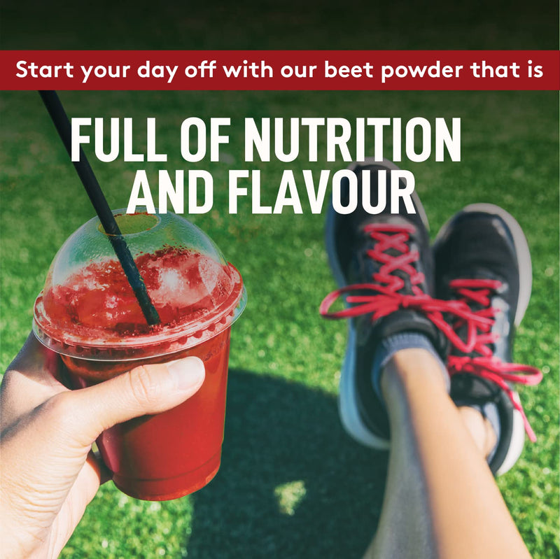 [Australia] - Beet Root Powder - 16oz, 100% Natural Nitric Oxide Booster, Beet Juice Powder, Superfood for Healthy Heart, Beets Powder Supplement, Beetroot Powder, 112 Servings,1lb 1 Pound (Pack of 1) 