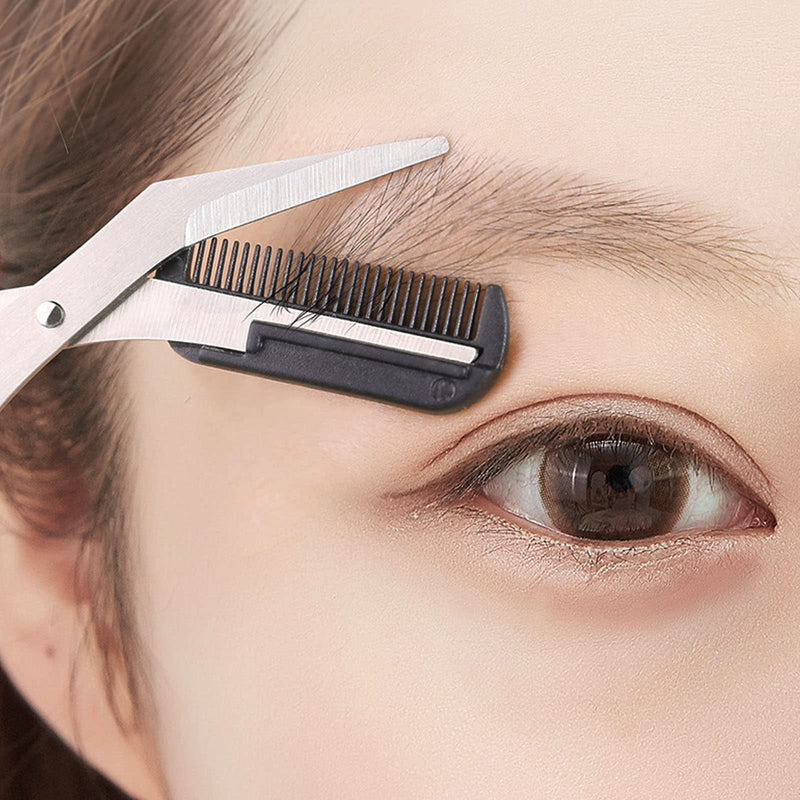 [Australia] - Eyebrow scissors for men, eyebrow scissors, eyebrow trimmer scissors, scissors for trimming eyebrows for eyebrows, professional precision eyebrow trimmer scissors with comb 