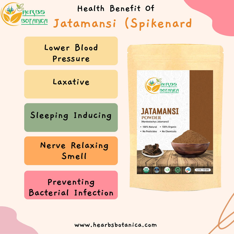 [Australia] - Jatamansi Root Powder Organic Nardostachys Jatamansi for Hair Growth Spikenard Stress Relief Formulation Natural Rhizome 5.3 Ounce / 150 gms 