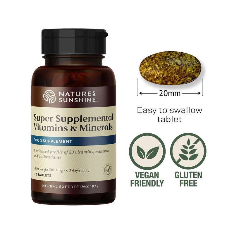 Super Supplemental Vitamins & Minerals (120)