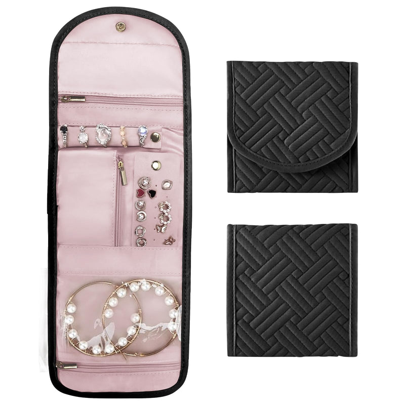 SMONT Buy Army Green Toiletry Bag and Black Jewelry Organizer Combo