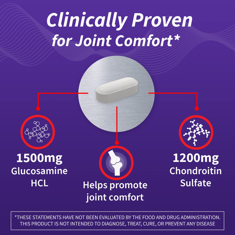 [Australia] - Cosamin DS, #1 Researched Glucosamine & Chondroitin Joint Health Supplement, 150 'Easy-To-Swallow' Caplets 150 Caplets 