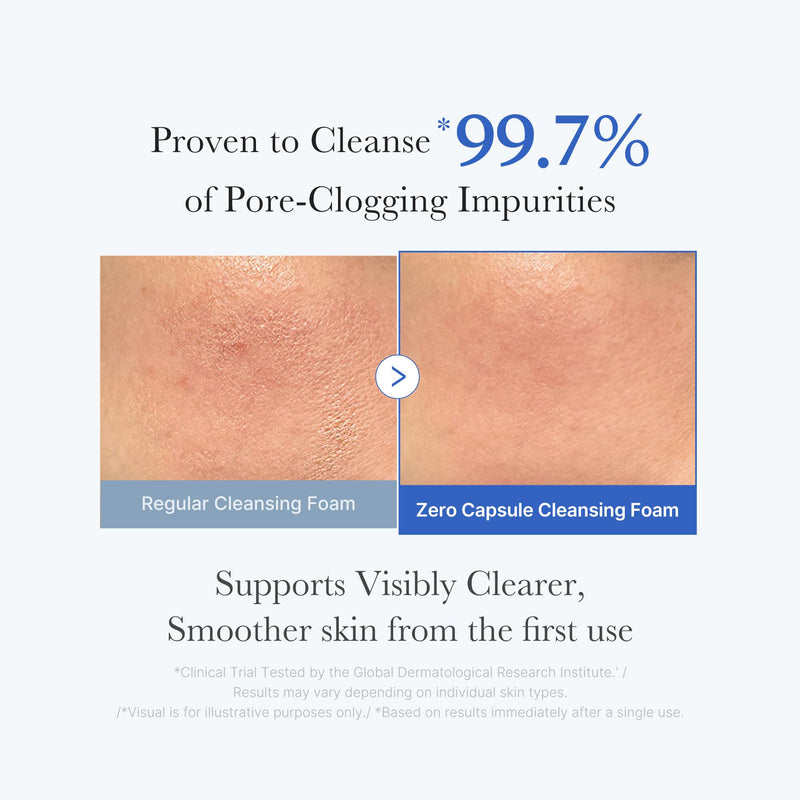 [Australia] - medicube Zero Pore Clear Blue Capsule Facial Deep Cleanser for Skin Texture, Blackhead & Pore Care | AHA, BHA & PHA for Double Cleansing, Daily Gentle Face Wash, Korean Skincare | 120g / 4.23 oz Zero Capsule(AHA+BHA+PHA) 