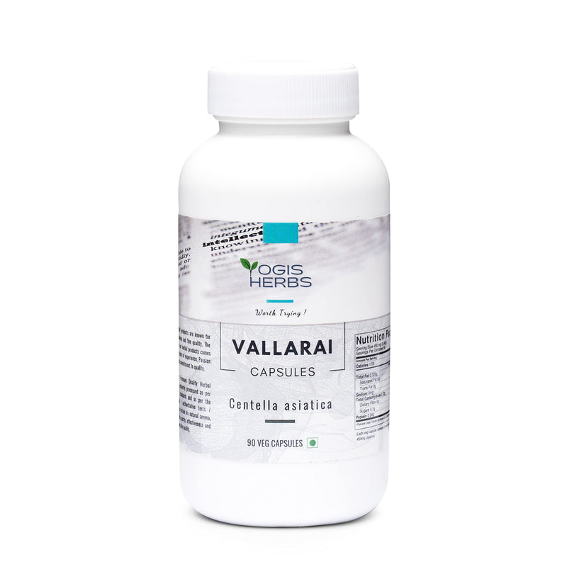 [Australia] - Vallarai Capsules (Centella Asiatica/Gotu Kola) | Herbal Supplement for Congnitive Support | 90 Veg Capsules 