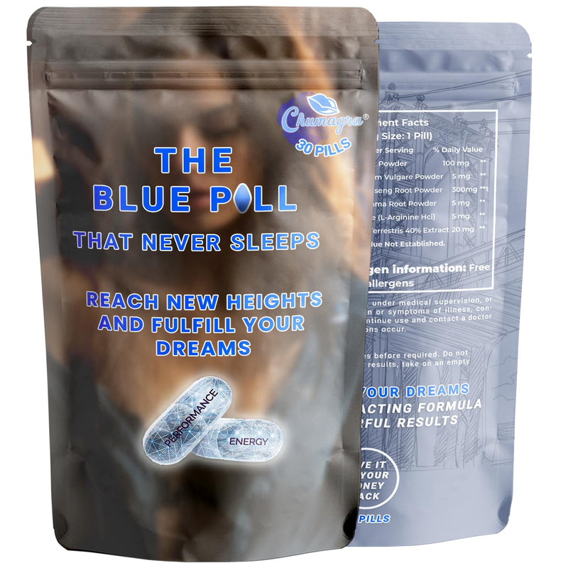 Maca Root 30 Blue – Fast-Acting Energy & Performance Herbal Supplement 100% Natural