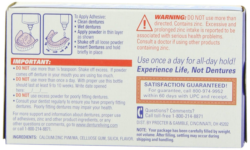 [Australia] - Fixodent Pwd Ex Hold Size 1.6z Fixodent Extra Hold Denture Adhesive Powder 