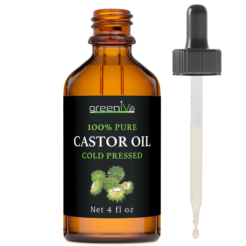 [Australia] - GreenIVe - 100% Pure Castor Oil - Cold Pressed - Hexane Free - Exclusively on Amazon … (4 Ounce) 