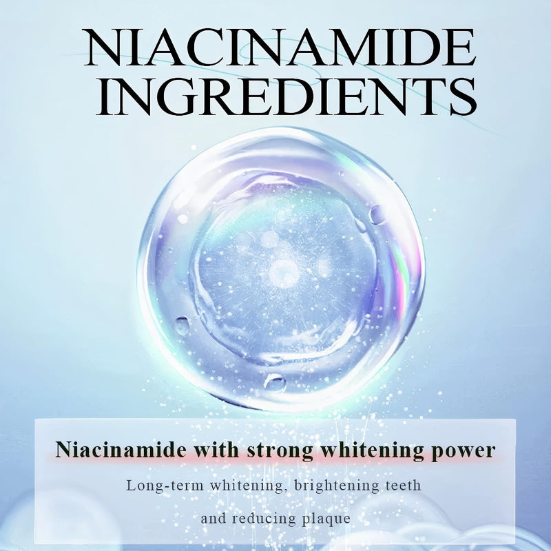 [Australia] - Niacinamide Whitening Toothpaste, Kimralur Triple Whitening Intensive Niacinamides Toothpastes, Fluoride-Free Formula is Suitable for Sensitive Teeth (2) 2 