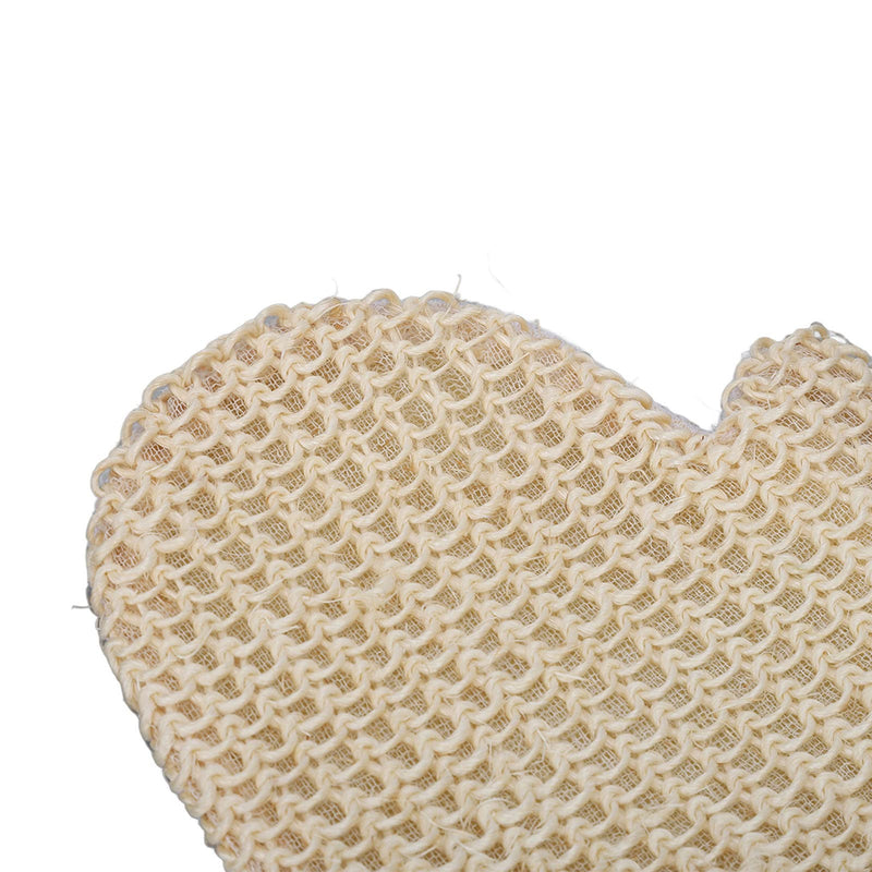 [Australia] - Sisal Bath Glove Body Exfoliating Glove Portable Soft Exfoliating Bath Glove for Daily Travel Use 