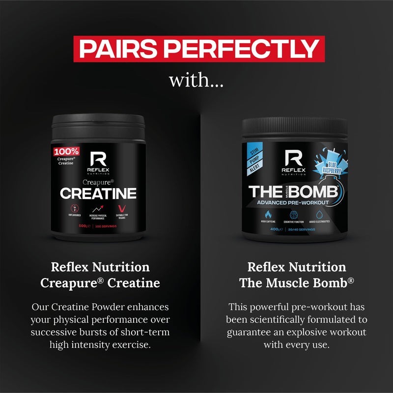 Reflex Nutrition Clear Whey Isolate Protein Powder - High Protein (22g), Low Fat, Low Sugar - Muscle Growth & Hydration - Juicy, Light and Refreshing - No Frothing (Blue Raspberry, 510g, 17 Servings)